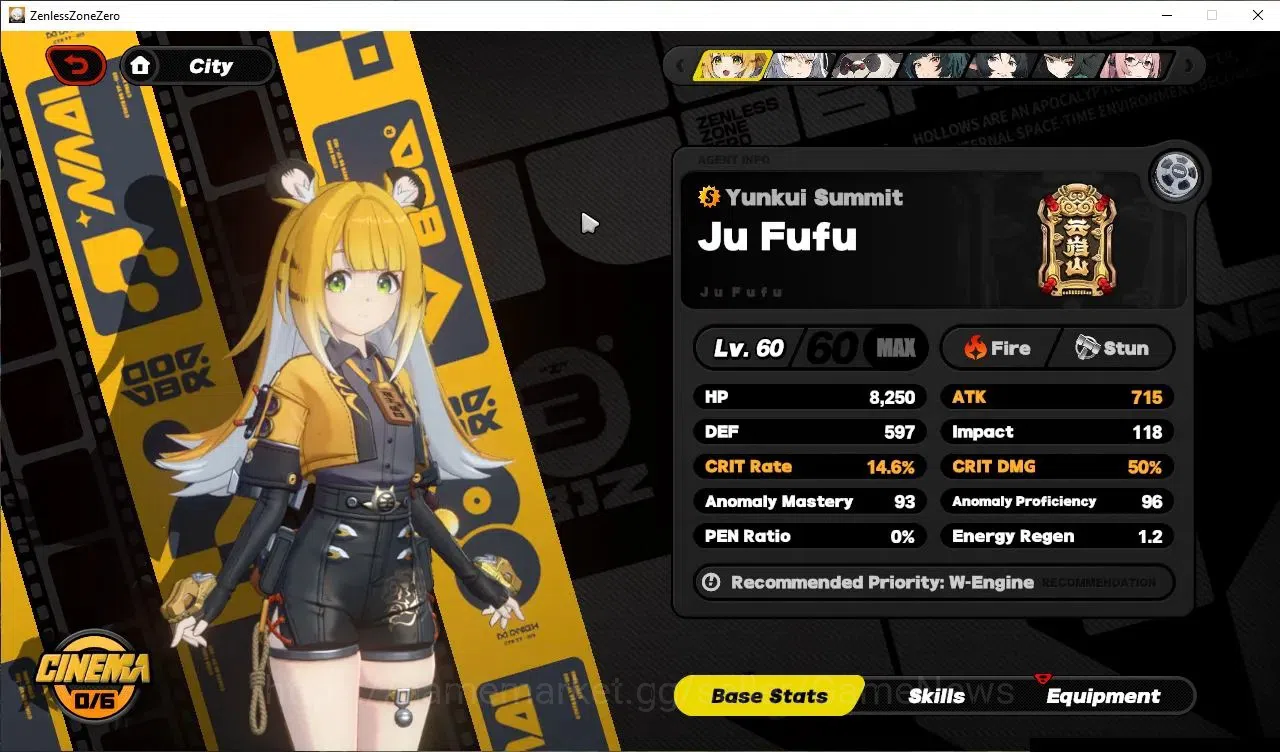 Zenless Zone Zero Accounts ASIA|Free HSR+GI|IK 57|9 Limited,2 Prem Team[(Miya image 20