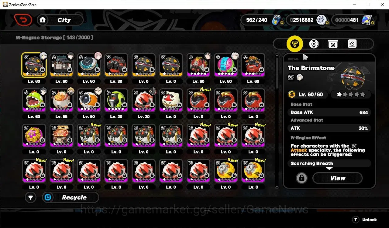 Zenless Zone Zero Accounts ASIA|Free HSR+GI|IK 57|9 Limited,2 Prem Team[(Miya image 9
