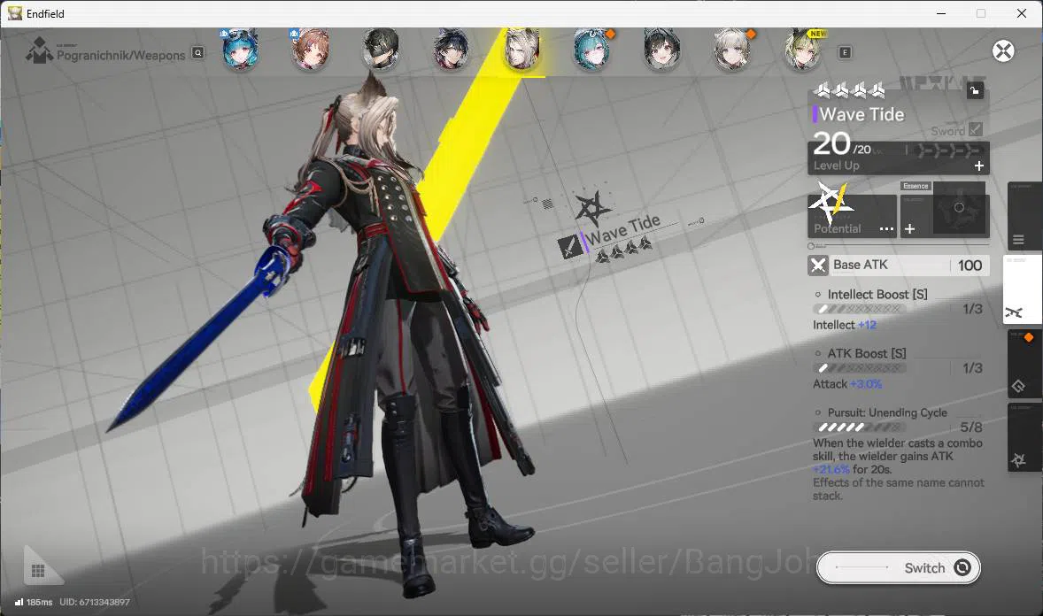 Arknights: Endfield Accounts NA | LVL 48, Rossi sign, Yvonne, Lastrite p1, Arde image 10