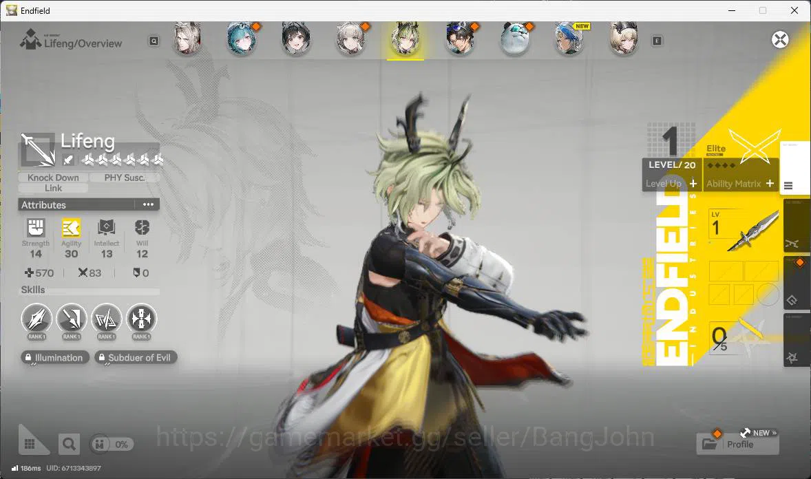 Arknights: Endfield Accounts NA | LVL 48, Rossi sign, Yvonne, Lastrite p1, Arde image 11