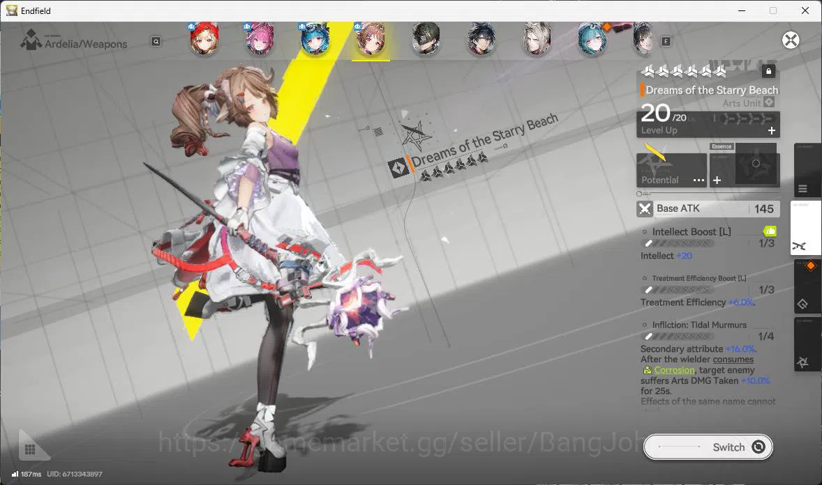 Arknights: Endfield Accounts NA | LVL 48, Rossi sign, Yvonne, Lastrite p1, Arde image 8