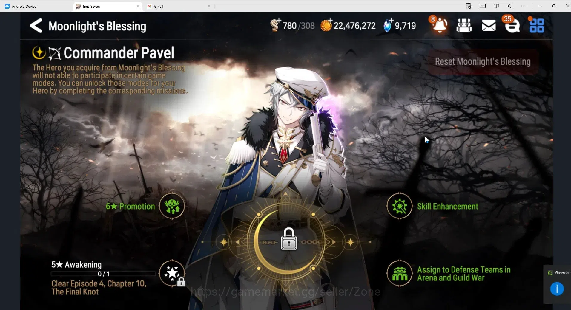 Epic Seven Accounts High-End Global|10ML (Zio, Arby, Fumyr, AElena, SECeline Etc.)|PoH+Bless ON|492 CB, 374 MM|SS 9.7K|Stove 11
