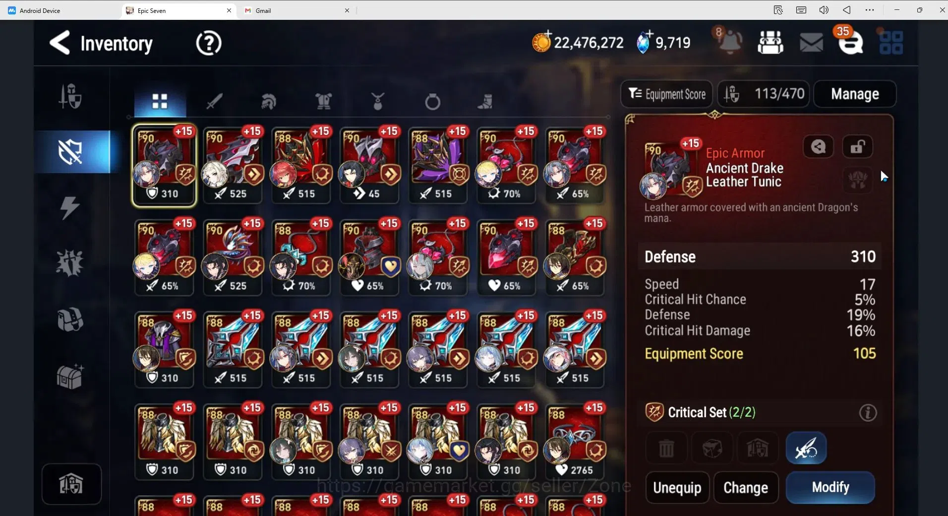 Epic Seven Accounts High-End Global|10ML (Zio, Arby, Fumyr, AElena, SECeline Etc.)|PoH+Bless ON|492 CB, 374 MM|SS 9.7K|Stove 16