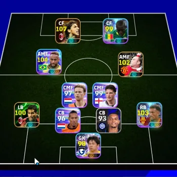 eFootball Accounts Mid-Tier Android|Power 3028|BigTime Z.Ibrahimovic|Epic Wayne Rooney,Serginho|ShowTime Neymar