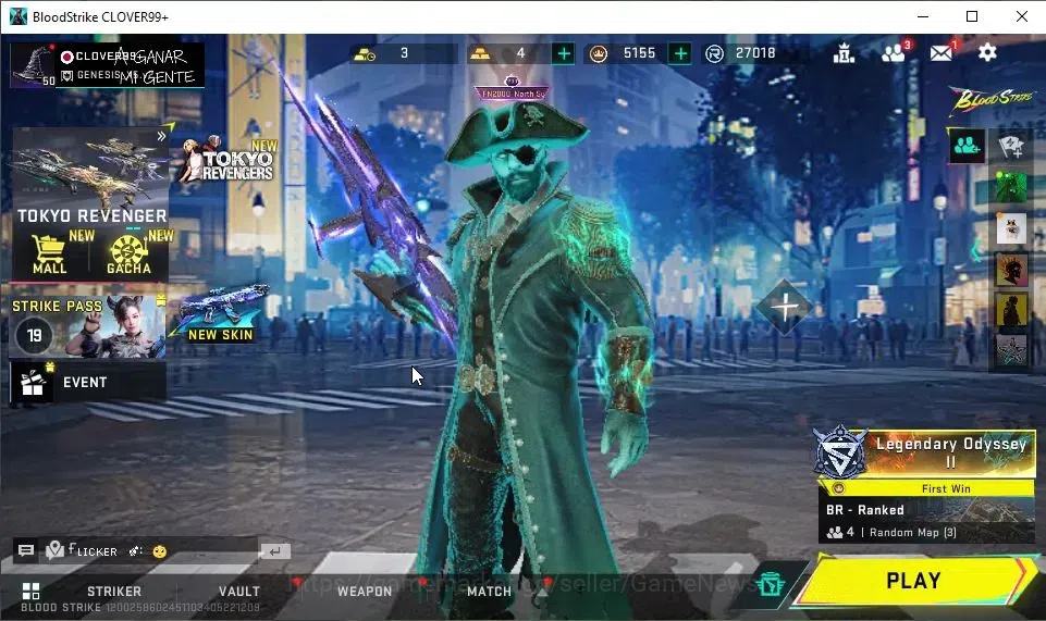 Blood Strike Accounts ASIA|ETERNAL Desert Eagle-Scorpius|11 ULTRA[HANK,S image 1