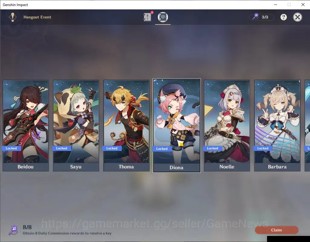 Genshin Impact Accounts ASIA|AR 55|Semi Premium [Nefer,Lauma]+Sign|2 (*5We image 18