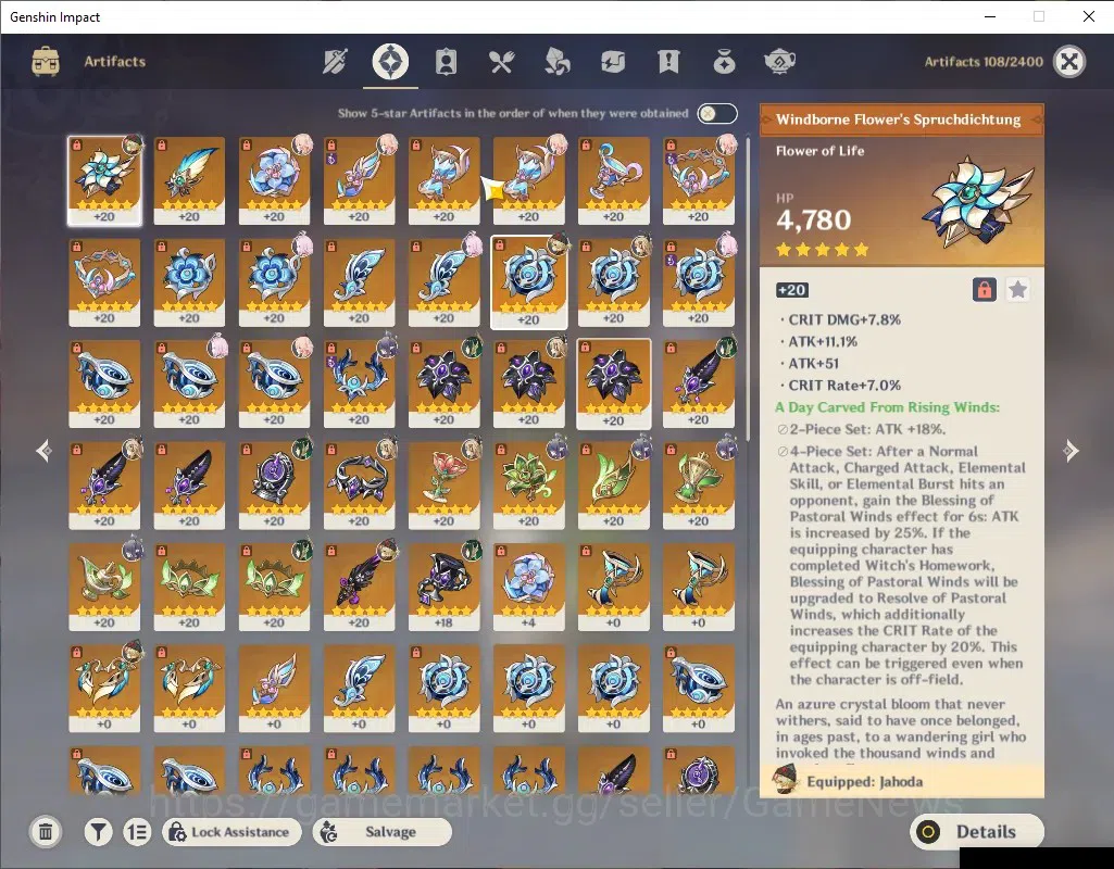 Genshin Impact Accounts ASIA|AR 55|Semi Premium [Nefer,Lauma]+Sign|2 (*5We image 6