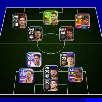 eFootball Accounts Legends & Iconic Players Mobile|PW 2605|Epic Shevchenko|Showtime Yamal,Messi|HighLight Salah,Van