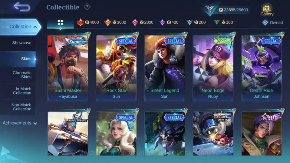 Mobile Legends: Bang Bang Accounts Collector Global|Skin 114|Expert|LBox Alpha,Lightborn Tigreal,VENOM Grock+Hanabi,SABER 10