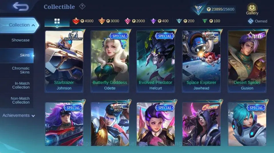 Mobile Legends: Bang Bang Accounts Collector Global|Skin 114|Expert|LBox Alpha,Lightborn Tigreal,VENOM Grock+Hanabi,SABER 11