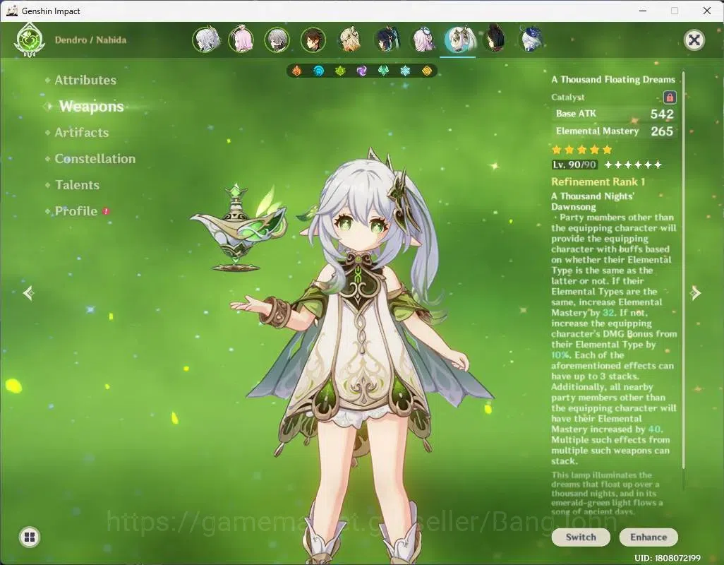 Genshin Impact Accounts ASIA|AR 58 | 10 Limited |([Nahdia,Mavuika,HuTao+C1 image 20