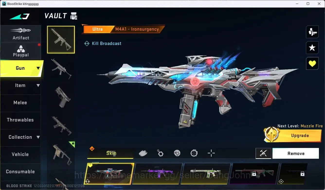 Blood Strike Accounts ASIA |1 ETERNAL:Desert Eagle-Scorpius | 4 COLLAB G image 2