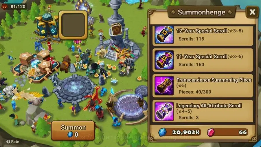 Summoners War: Sky Arena Accounts Starter GLOBAL | NB 5 TESHAR,Starter Gacha 115 12Y+160 11Y Scrool, 3 Legendary All 3