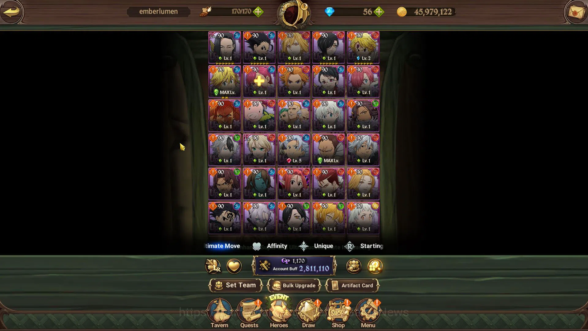The Seven Deadly Sins: Grand Cross Accounts Midgame Global|2,8M CC|Starter Ch 7|2 LR+5 8