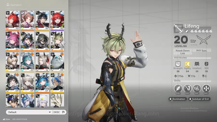 Arknights: Endfield Accounts ASIA | lv 52, laevatain, Ardelia, Yvonne, Tangtang image 1