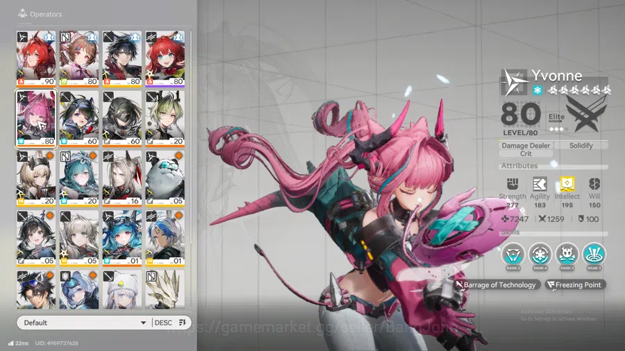 Arknights: Endfield Accounts ASIA | lv 52, laevatain, Ardelia, Yvonne, Tangtang image 15