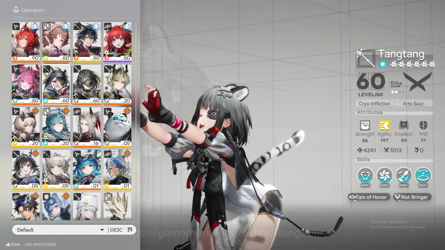 Arknights: Endfield Accounts ASIA | lv 52, laevatain, Ardelia, Yvonne, Tangtang image 16