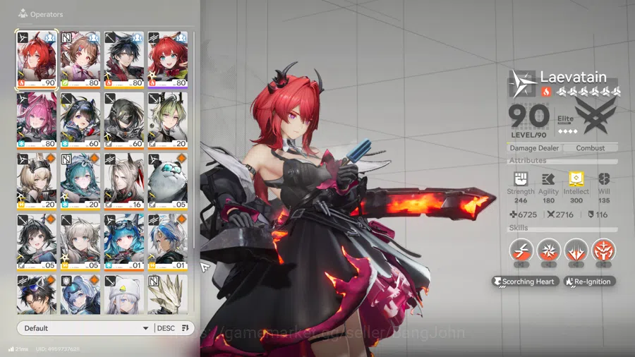 Arknights: Endfield Accounts ASIA | lv 52, laevatain, Ardelia, Yvonne, Tangtang image 19