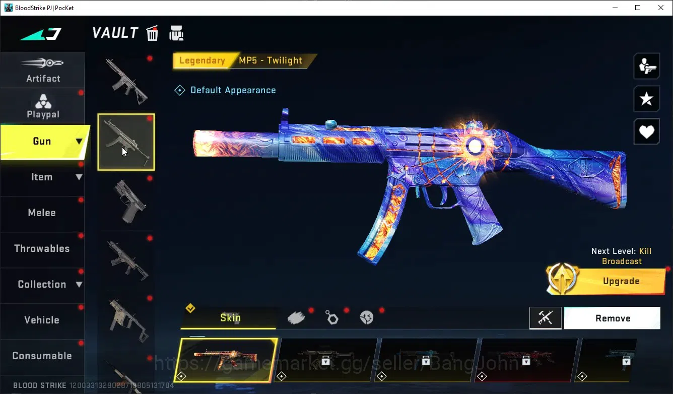 Blood Strike Accounts ASIA|ETHERNAL,UZI(LVL2)|LIMITED,MP7|ULTRA,AUG,AR97 image 10