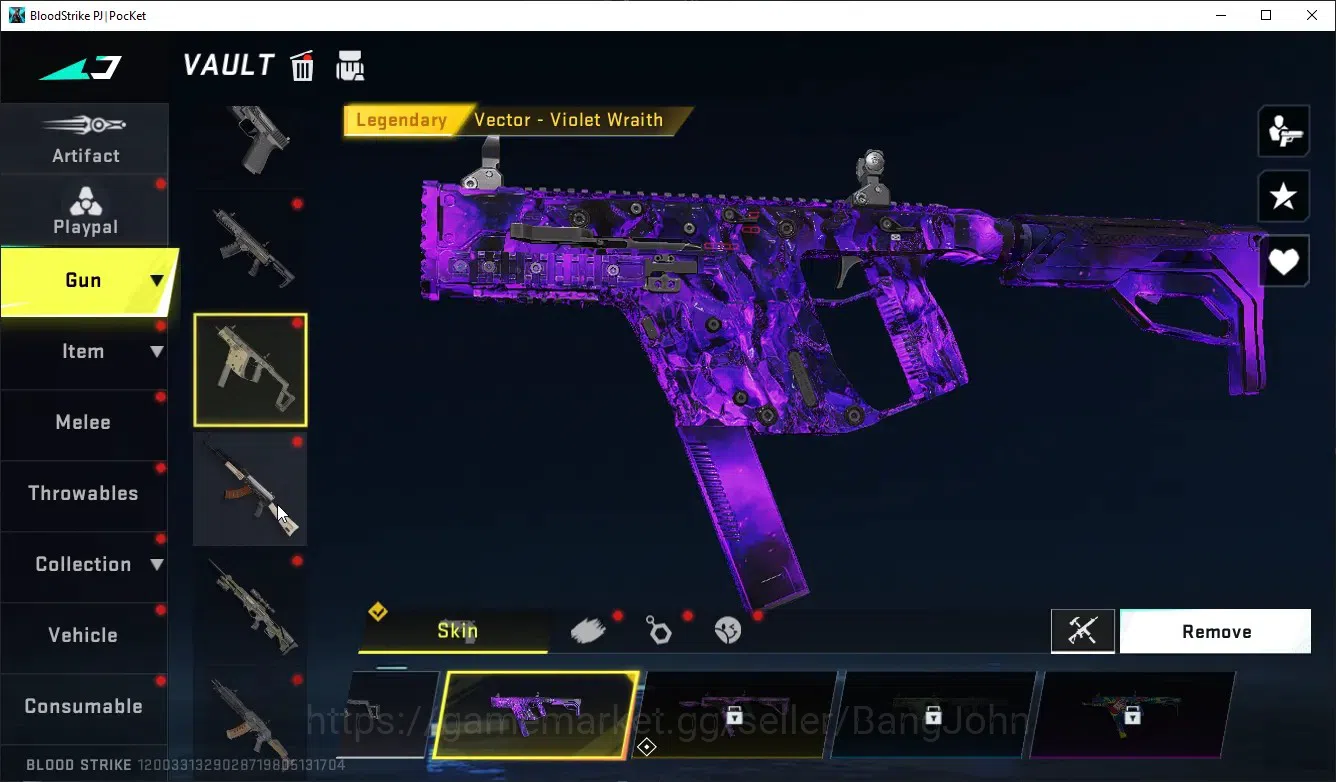 Blood Strike Accounts ASIA|ETHERNAL,UZI(LVL2)|LIMITED,MP7|ULTRA,AUG,AR97 image 11