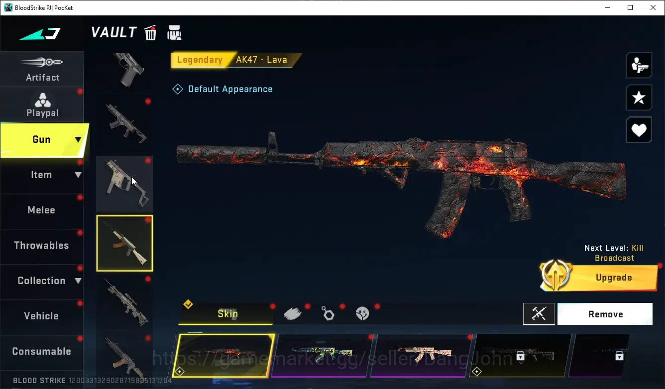 Blood Strike Accounts ASIA|ETHERNAL,UZI(LVL2)|LIMITED,MP7|ULTRA,AUG,AR97 image 12