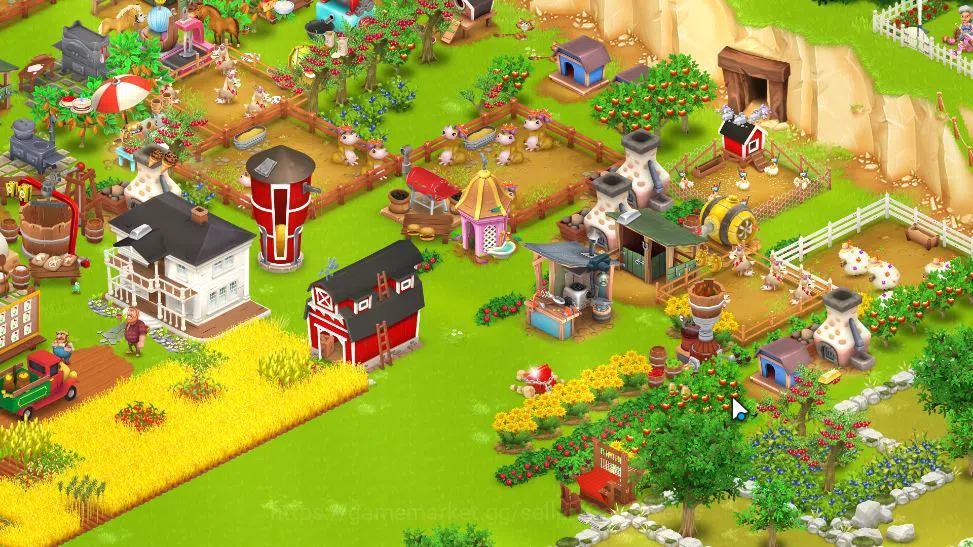 Hay Day Accounts Lvl 41|Barn Storage 0 + Silo Storage 197|311K Coin image 2