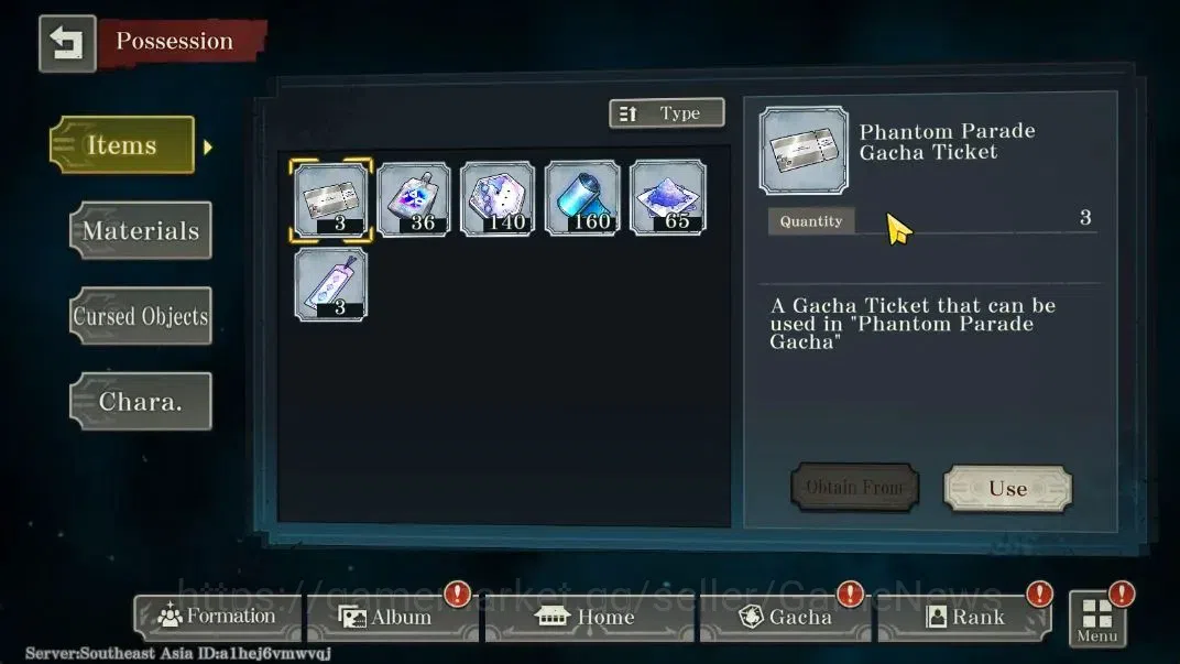 Jujutsu Kaisen: Phantom Parade Accounts SEA |PR 18|6,2K Cube|10 SSR 2 Limited [0,2-Sec Dom image 8