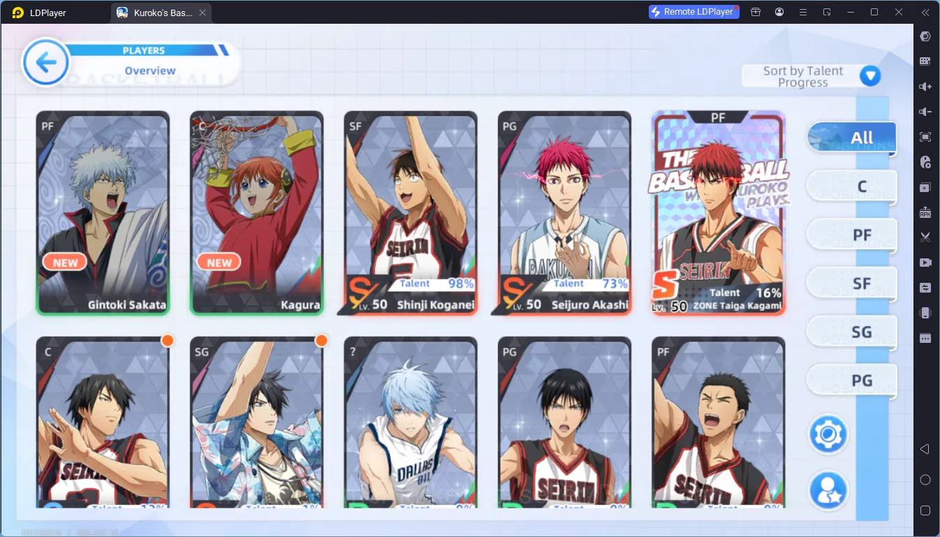 Kuroko's Basketball Street Rivals Accounts SEA|SV17|Lv29|DM 1073|Tetsuya Kuroko A3,Shinji Kog image 4