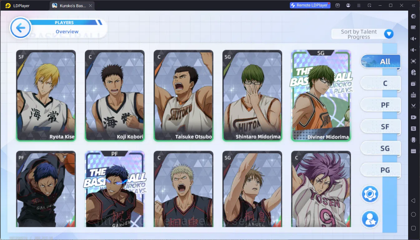 Kuroko's Basketball Street Rivals Accounts SEA|SV17|Lv29|DM 1073|Tetsuya Kuroko A3,Shinji Kog image 6