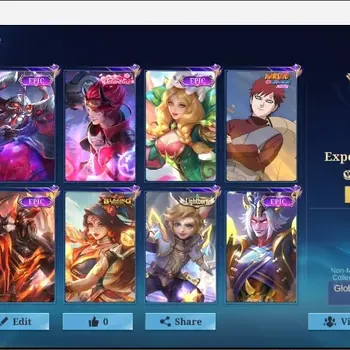 Mobile Legends: Bang Bang Accounts Others Global|179S|Expert|Epic Bane Rafaela YSS Khufram,SS Badang,Blazing Esmeralda,MSC