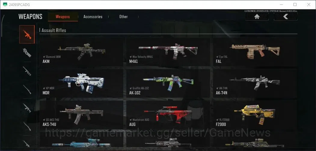 Arena Breakout Accounts High Value MOBILE|Lvl 30|SV 69,3M|CV 38,5M|11 Set|Decree LR-AR1,Koi LR-AR2,FJ MP5,Decree VSS,B 11