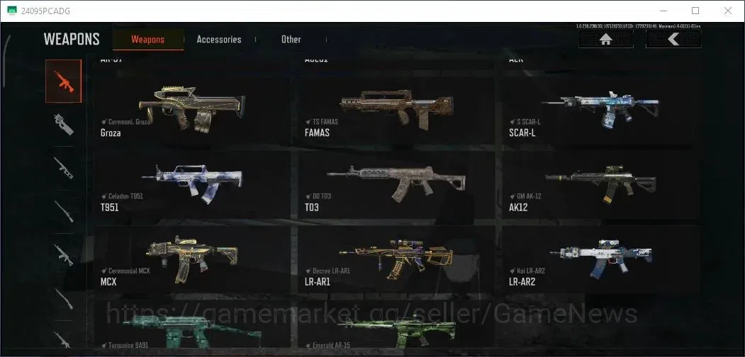 Arena Breakout Accounts High Value MOBILE|Lvl 30|SV 69,3M|CV 38,5M|11 Set|Decree LR-AR1,Koi LR-AR2,FJ MP5,Decree VSS,B 12