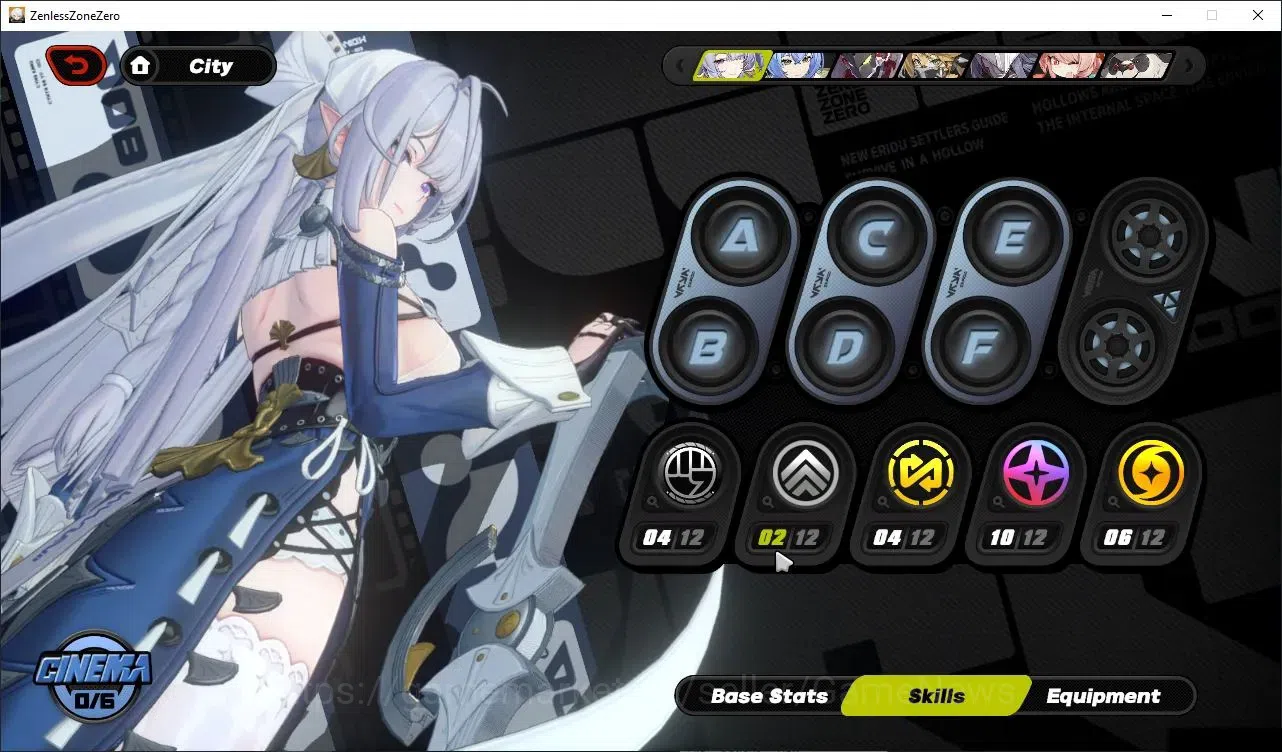 Zenless Zone Zero Accounts Starter ASIA|IK 53|55 EMT|6 Limited(Velina,Billy-Starlight,Pyrois,Cisia,Lucia,Zhao)+2 STD 12