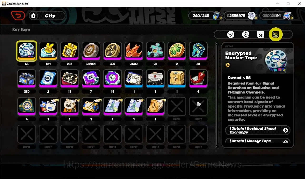 Zenless Zone Zero Accounts Starter ASIA|IK 53|55 EMT|6 Limited(Velina,Billy-Starlight,Pyrois,Cisia,Lucia,Zhao)+2 STD 18