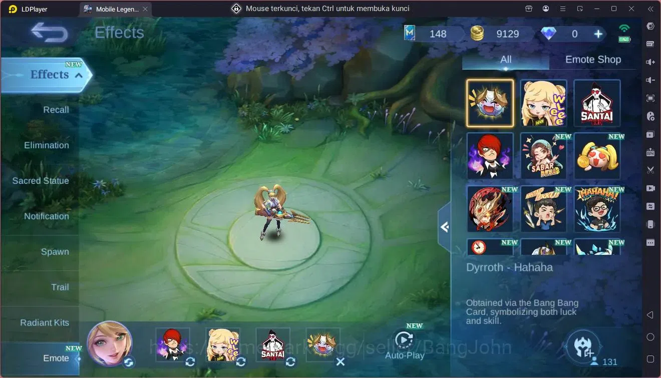 Mobile Legends: Bang Bang Accounts Global|Hero 131|Skin 260|Exalted|Prime Granger,Cla image 6