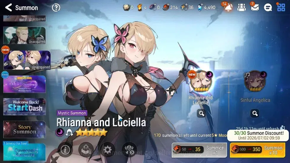 Epic Seven Accounts GLOBAL Unverif|New Era|8 ML(LC Bellona,LW Peira,SP image 16