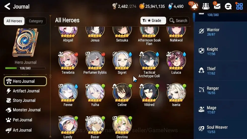 Epic Seven Accounts GLOBAL Unverif|New Era|8 ML(LC Bellona,LW Peira,SP image 7