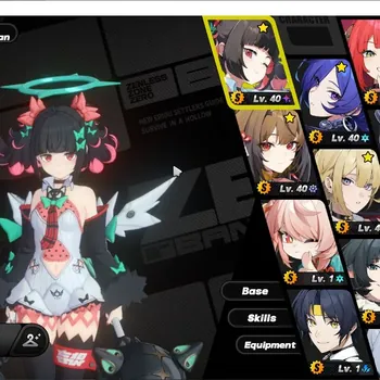 Zenless Zone Zero Accounts Starter NA|IK 40|S1 Ch4|1,6K PolyCh|10 Limited([Promeia,Jane]+Sign,NangongY,YeShunGuang,Etc)+4