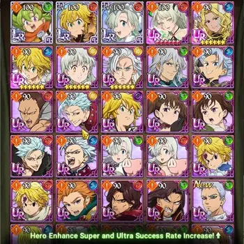 The Seven Deadly Sins: Grand Cross Accounts Starter Global|1M Power|1150