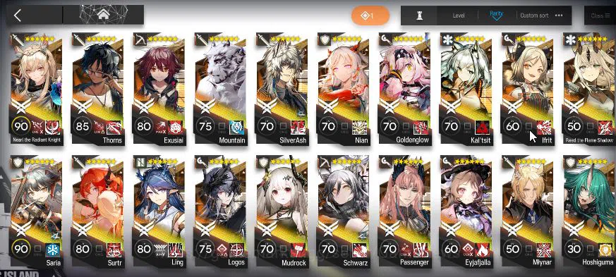 Arknights Accounts Lv 102|230 OP+46 Skin|19K Oru|7 Limited+37 (6*OP)| image 5