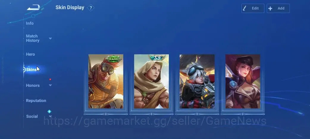 Honor of Kings Accounts Hero 15 Skin 4|Starter with Legend Skin Selection  image 3