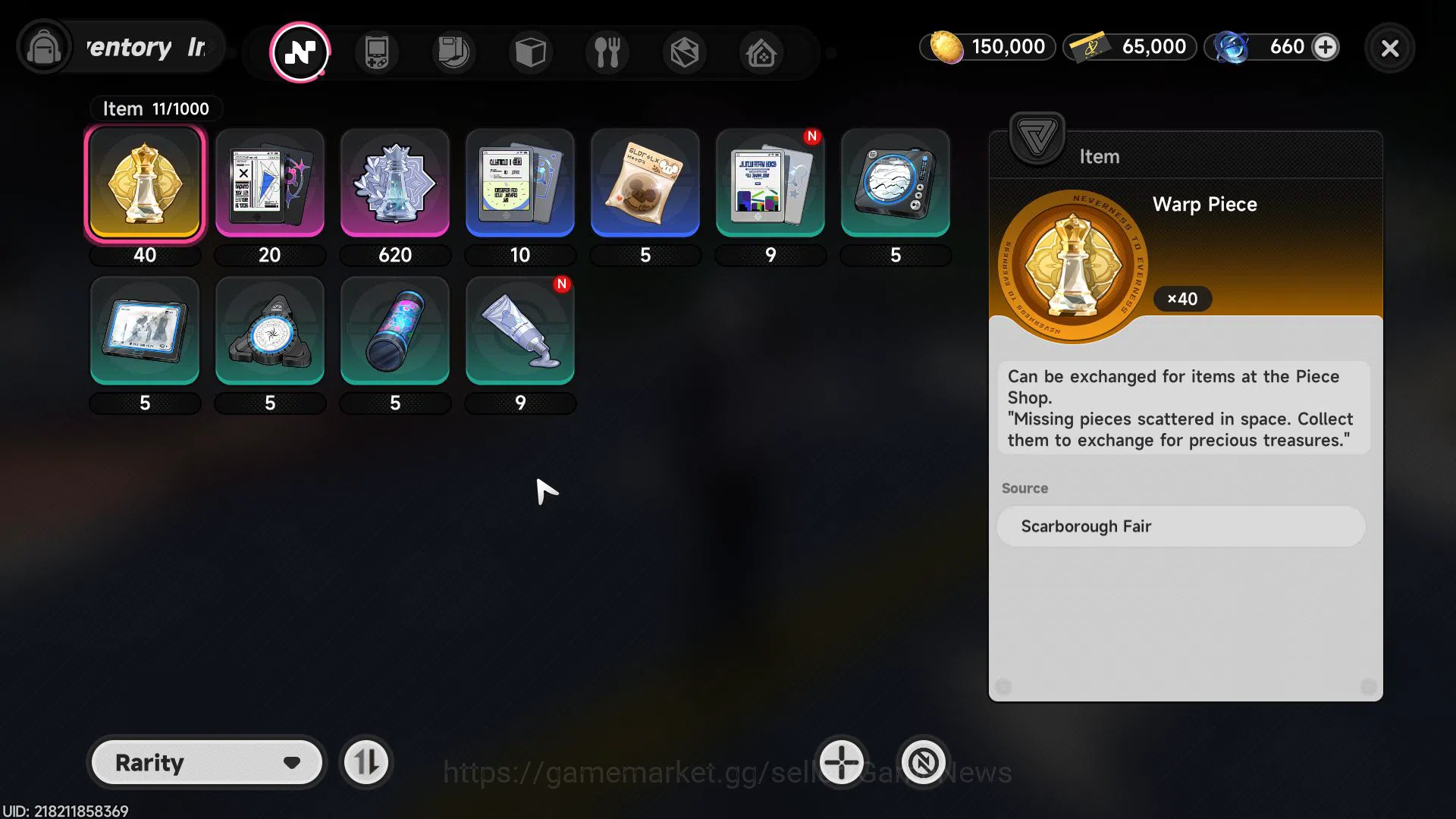 Neverness to Everness Accounts GLOBAL EU|HL 3| 1 SSR (Nanally) + 1 Selector On|5 image 11