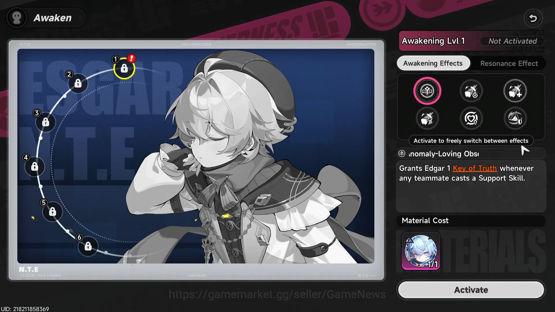 Neverness to Everness Accounts GLOBAL EU|HL 3| 1 SSR (Nanally) + 1 Selector On|5 image 9