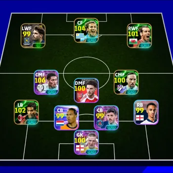 eFootball Accounts Others Mobile|PW 3124|NewJudeBellinghamShowT,RuudVanNistelrooijBigT,DiegoForlan Epic,New Lionel Messi