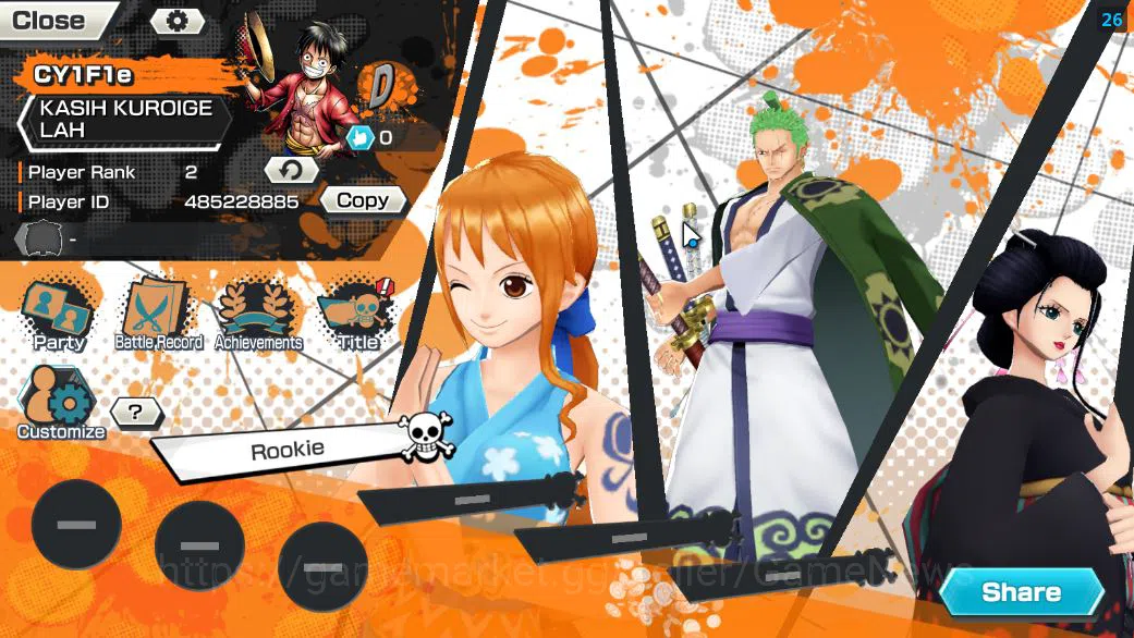 One Piece Bounty Rush Accounts Starter Global|3 EX| TFE Marshall D.Teach,T5E St.Jaygarcia Saturn,Blackbeard Pirates Kuzan|GF 2