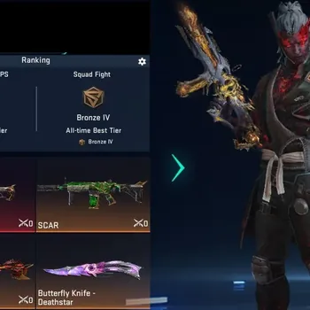 Blood Strike Accounts Collab Skin ASIA|1ETERNAL:UMP45-Infinite|1ULTRA Melee: Butterfly Knife-Deathstar|2 ULTRA|1 ULTRA