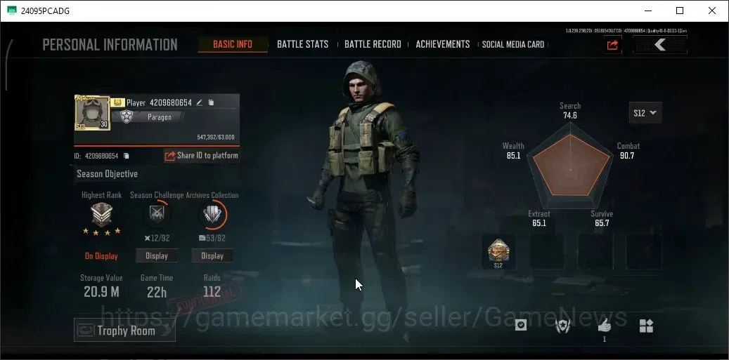 Arena Breakout Accounts MOBILE Lv30|SV 20M|CV 10M|Wire Set|B AK-74N,ET AK- image 2