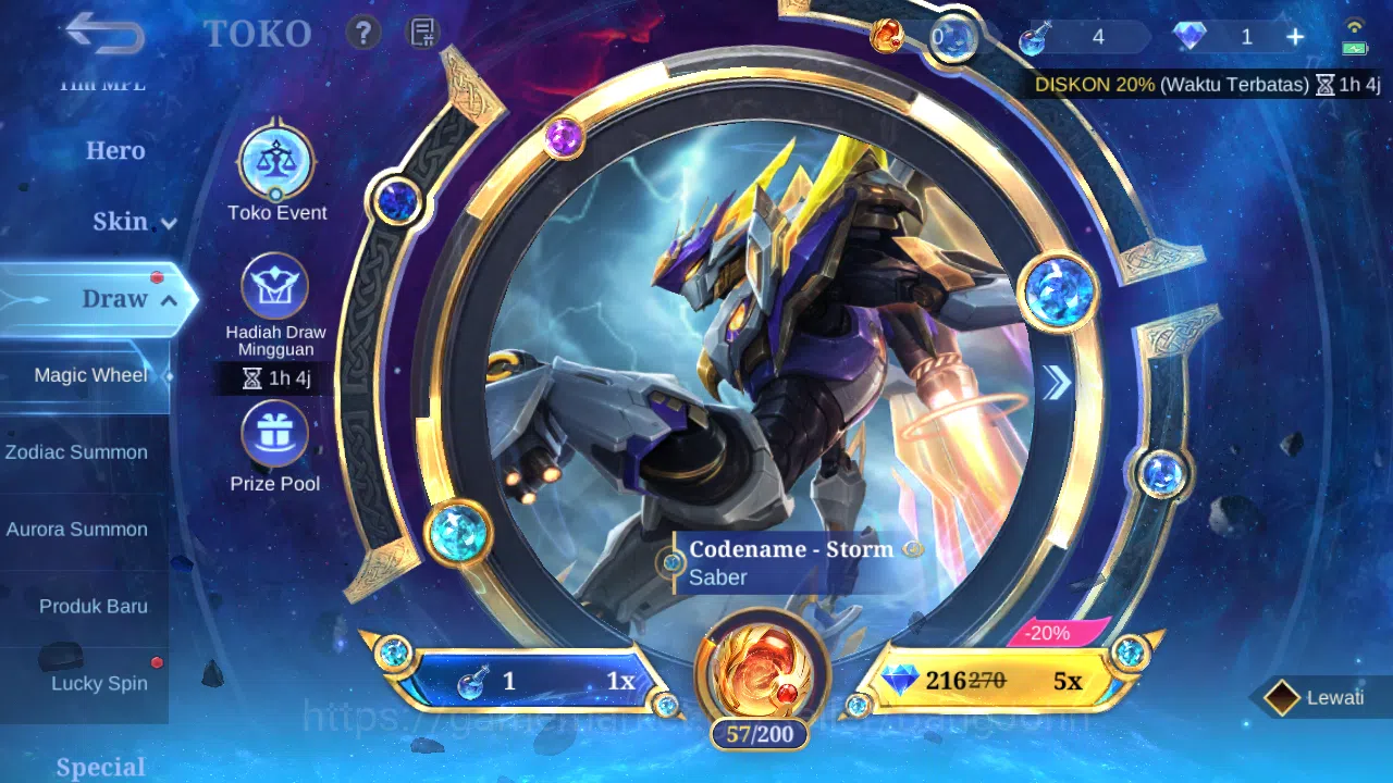 Mobile Legends: Bang Bang Accounts Hero 129 | skin 220 | kof karina | cc natalia | dr image 20