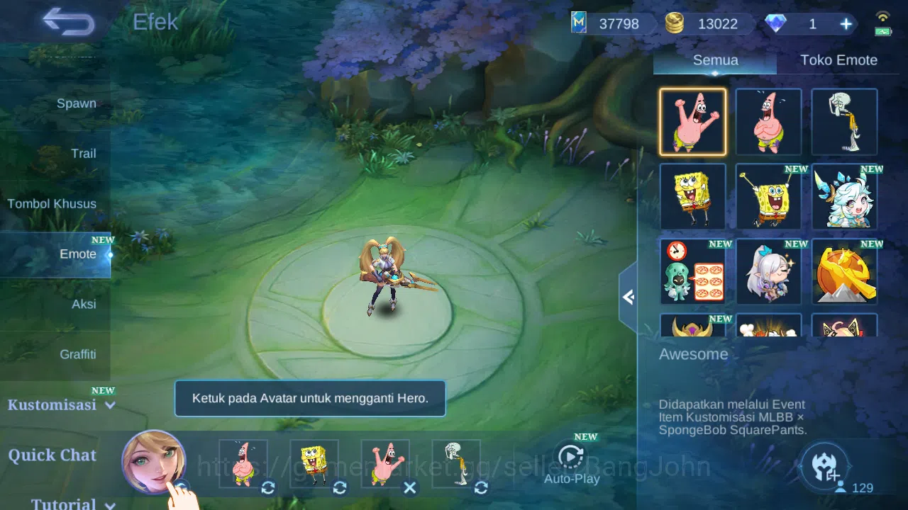 Mobile Legends: Bang Bang Accounts Hero 129 | skin 220 | kof karina | cc natalia | dr image 6