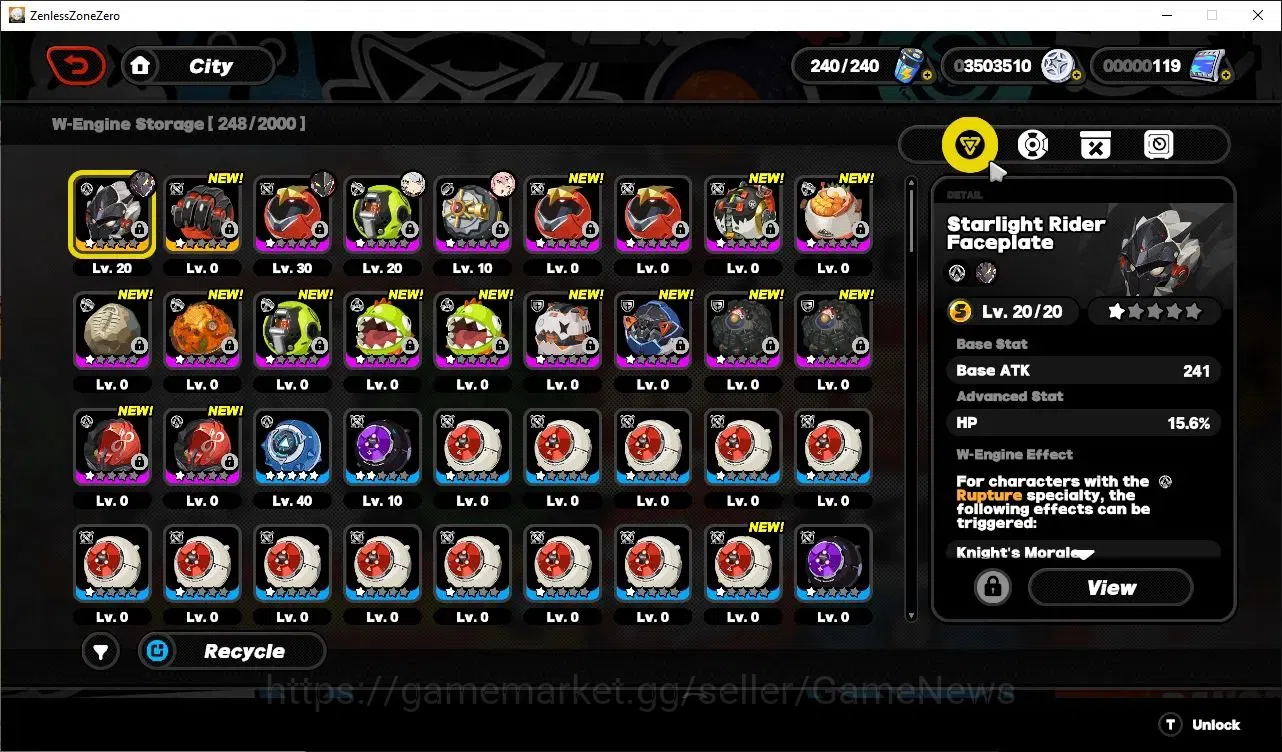 Zenless Zone Zero Accounts ASIA|IK 36|S1 Ch3|1 Limited[Starlight-Billy+Sign]+ image 8